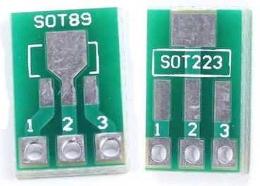SOT89-SOT223 DIP adapter board